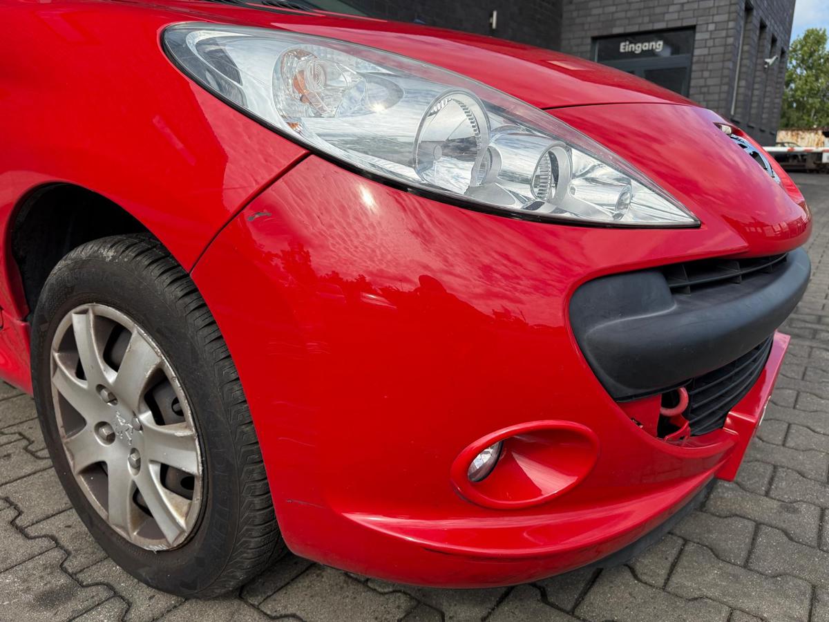 Peugeot 206+ original Stoßstange Stoßfänger vorne KKN Rot Aden BJ11